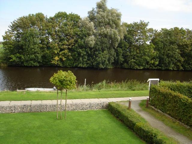 Blick vom Apartment auf das Rorichumer Tief